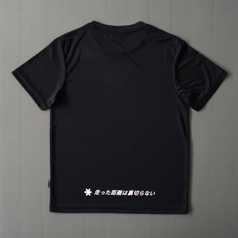 YOUR RUN NEVER LIES / 走った距離は裏切らない Tee (Black)