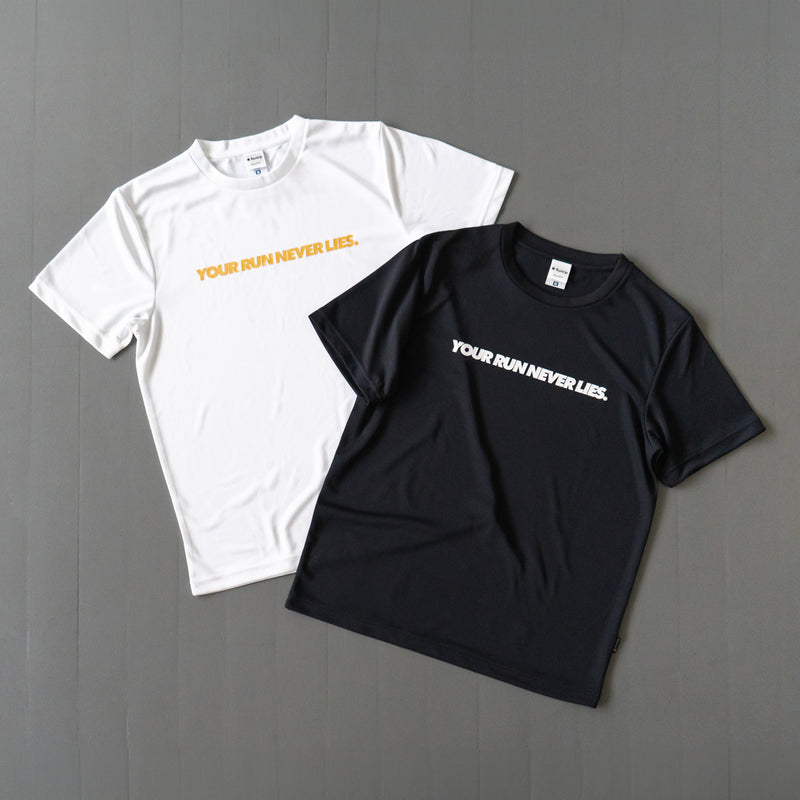 YOUR RUN NEVER LIES / 走った距離は裏切らない Tee (White)