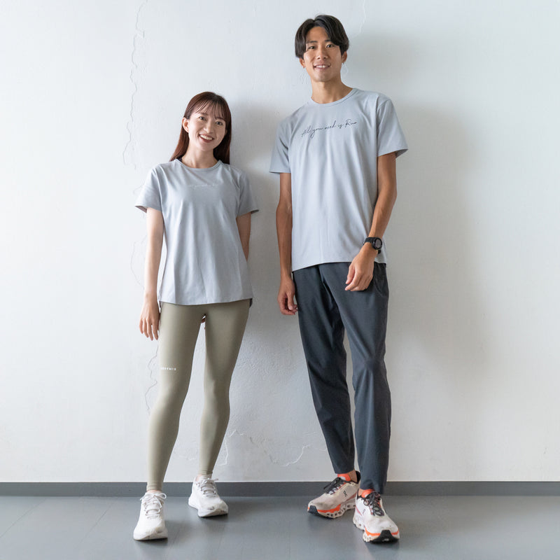 All you need is Run Reflector Logo Tee (Ice Gray)