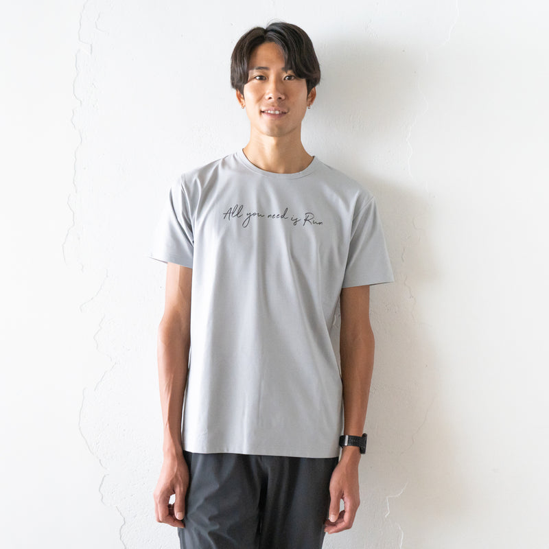 All you need is Run Reflector Logo Tee (Ice Gray)