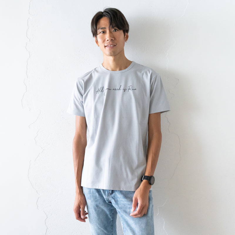 All you need is Run Reflector Logo Tee (Ice Gray)