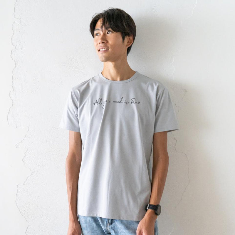 All you need is Run Reflector Logo Tee (Ice Gray)