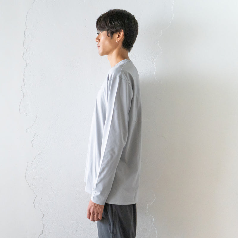 All you need is Run Reflector Logo Long-sleeve Tee (Ice Gray)