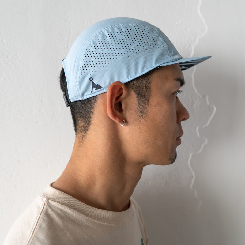 VAGA FEATHER RACING CAP (PASTEL BLUE / NAVY)