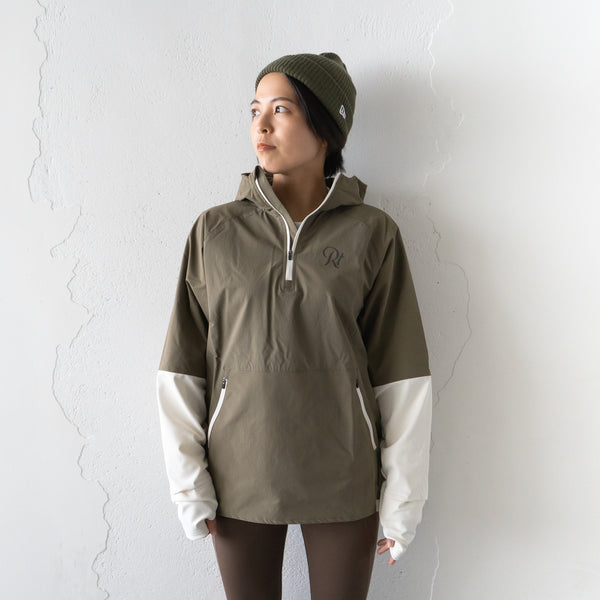 THE RUNNING JACKET by Runtrip Pull Over Limited Model (Khaki)