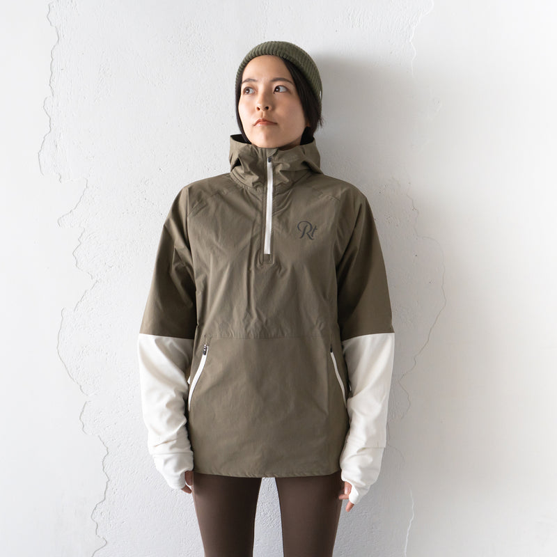 THE RUNNING JACKET by Runtrip Pull Over Limited Model (Khaki)