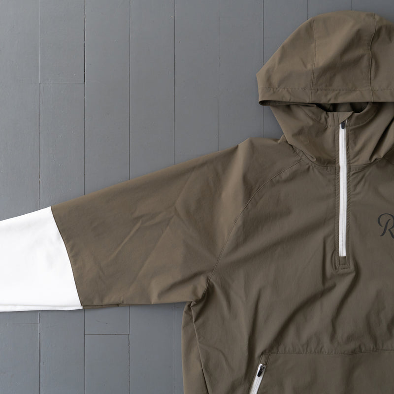 THE RUNNING JACKET by Runtrip Pull Over Limited Model (Khaki)