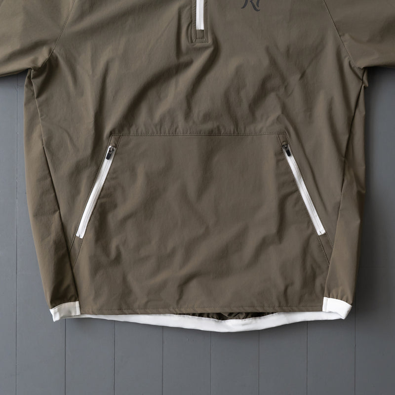 THE RUNNING JACKET by Runtrip Pull Over Limited Model (Khaki)