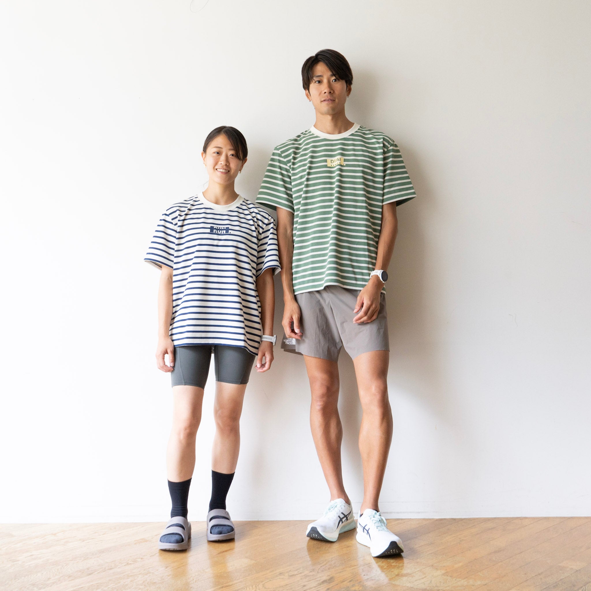 EAT DRINK SLEEP RUN / “STREET” RUN. HEAVY WEIGHT Border Tee