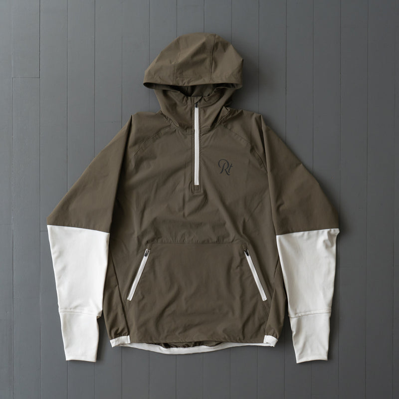 THE RUNNING JACKET by Runtrip Pull Over Limited Model (Khaki)