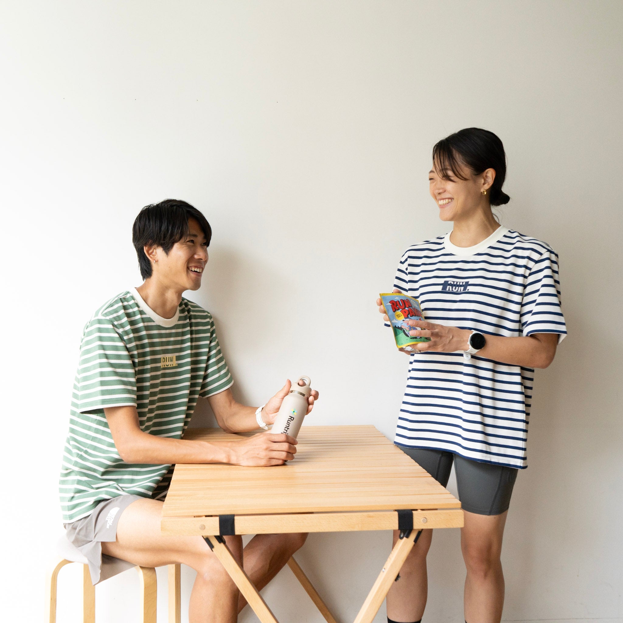 EAT DRINK SLEEP RUN / “STREET” RUN. HEAVY WEIGHT Border Tee