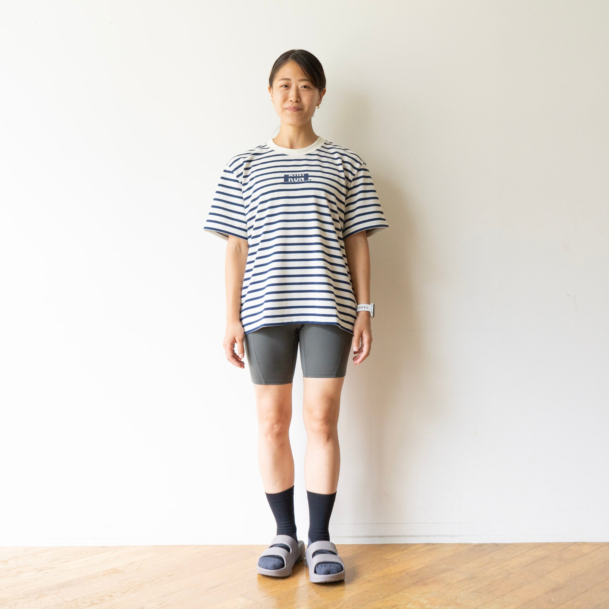 EAT DRINK SLEEP RUN / “STREET” RUN. HEAVY WEIGHT Border Tee