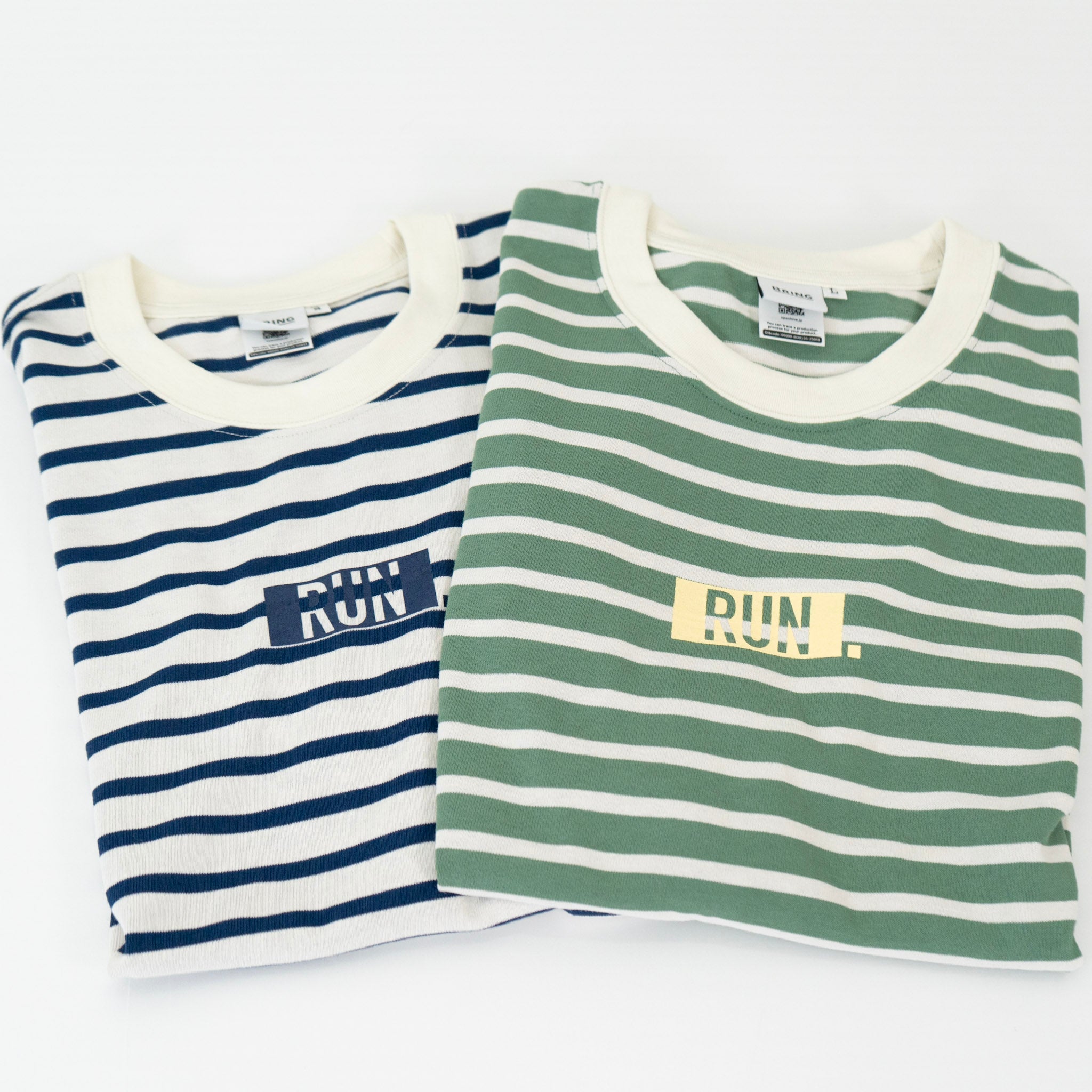 EAT DRINK SLEEP RUN / “STREET” RUN. HEAVY WEIGHT Border Tee