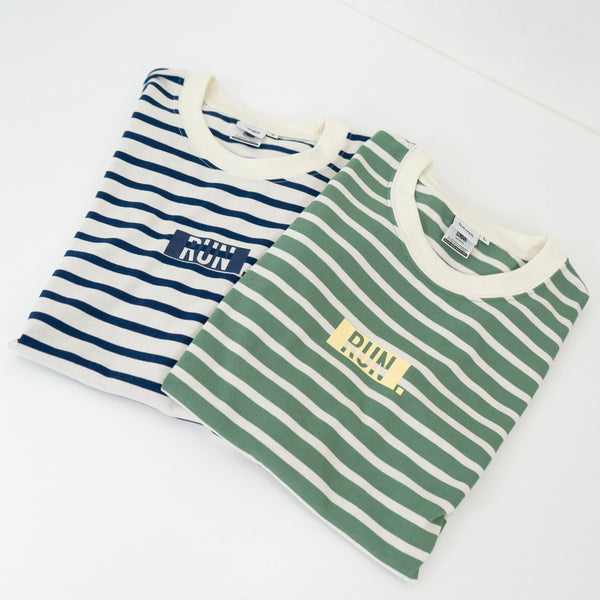 EAT DRINK SLEEP RUN / “STREET” RUN. HEAVY WEIGHT Border Tee