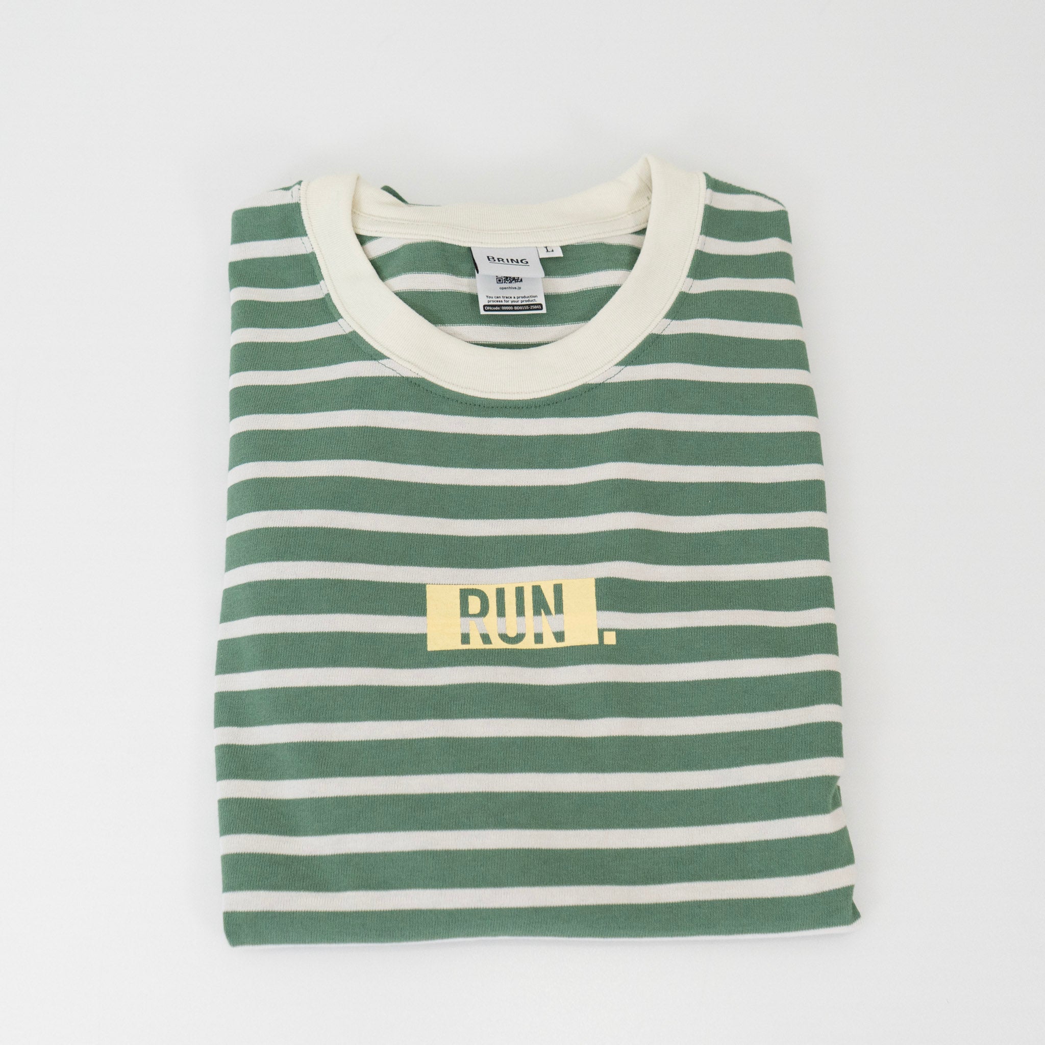 EAT DRINK SLEEP RUN / “STREET” RUN. HEAVY WEIGHT Border Tee