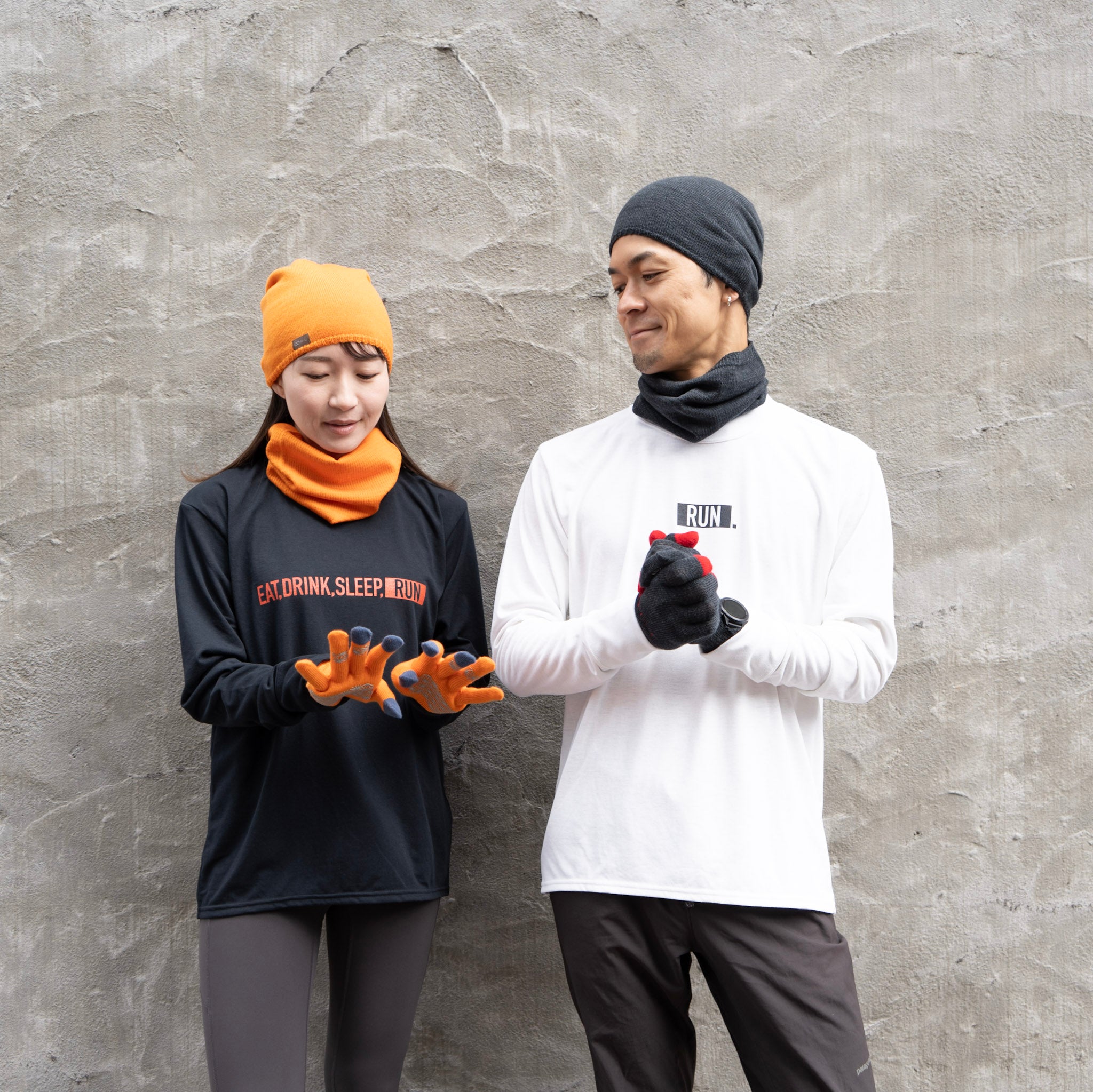 R×L｜メリノウールネックウォーマー / Runtripコラボ限定カラー (Orange)