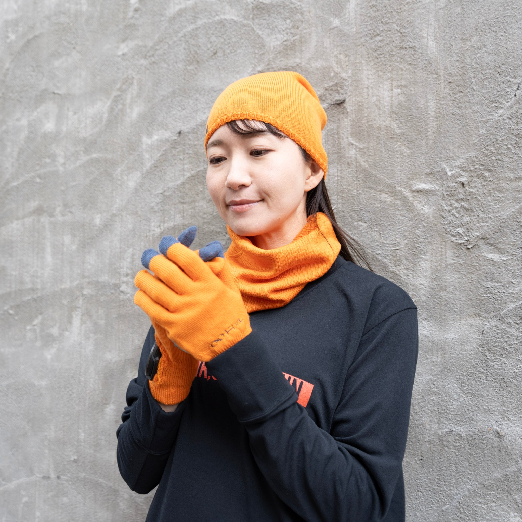 R×L｜メリノウールビーニー / Runtripコラボ限定カラー (Orange)