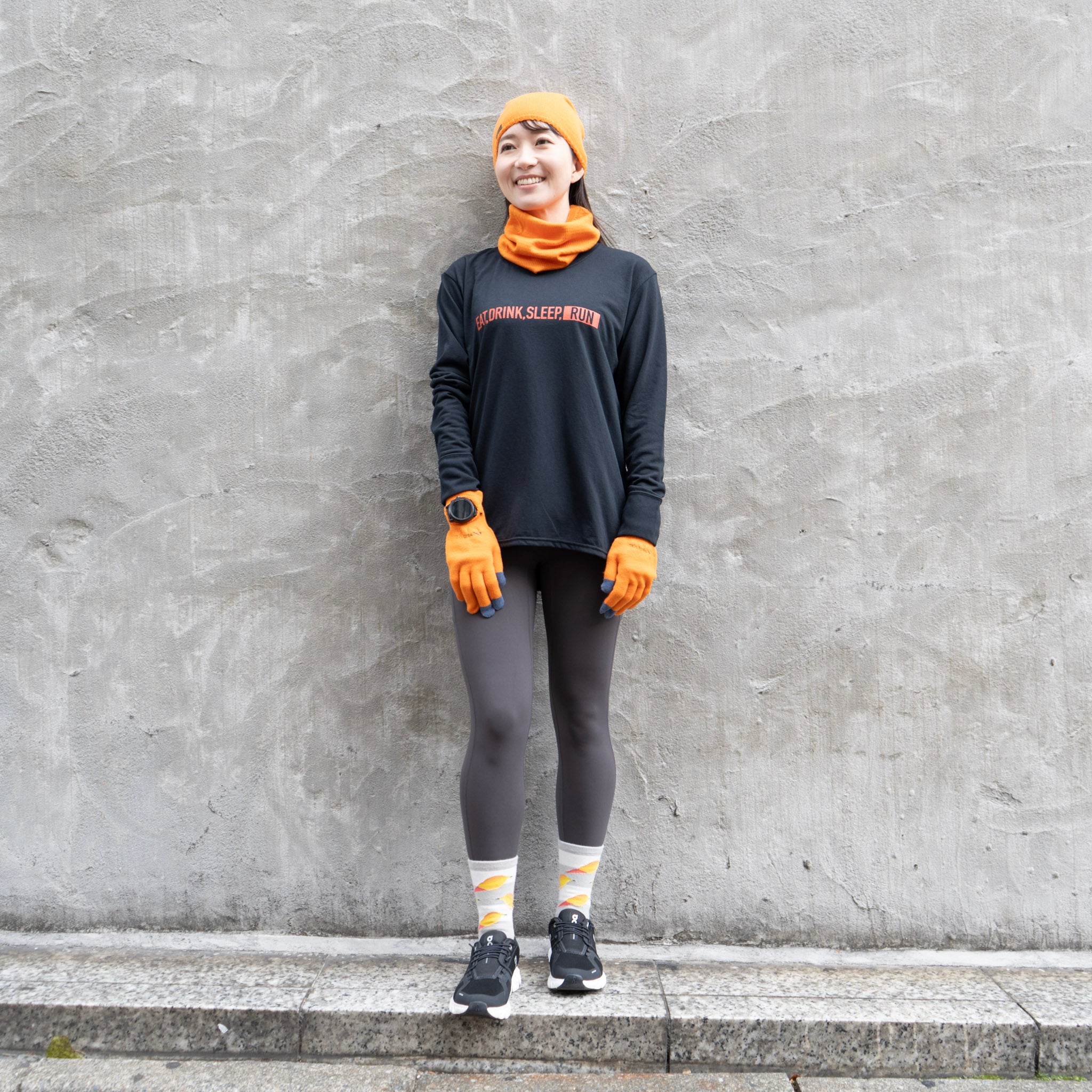 R×L｜メリノウールネックウォーマー / Runtripコラボ限定カラー (Orange)