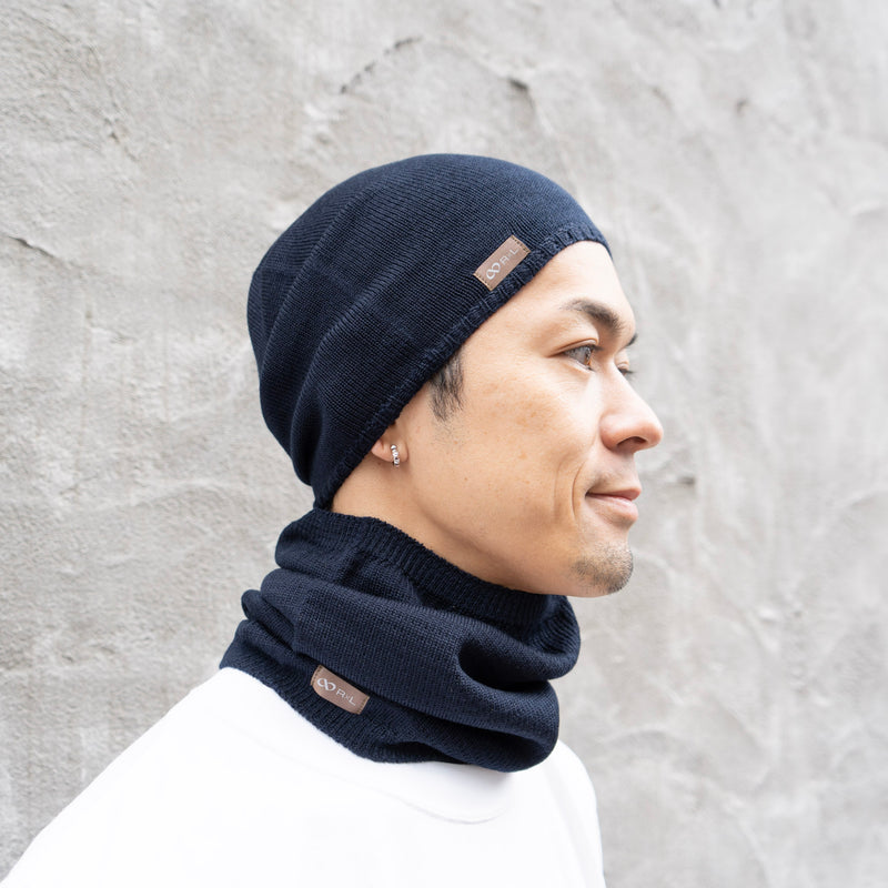 R×L｜メリノウールネックウォーマー / Runtripコラボ限定カラー (Navy)