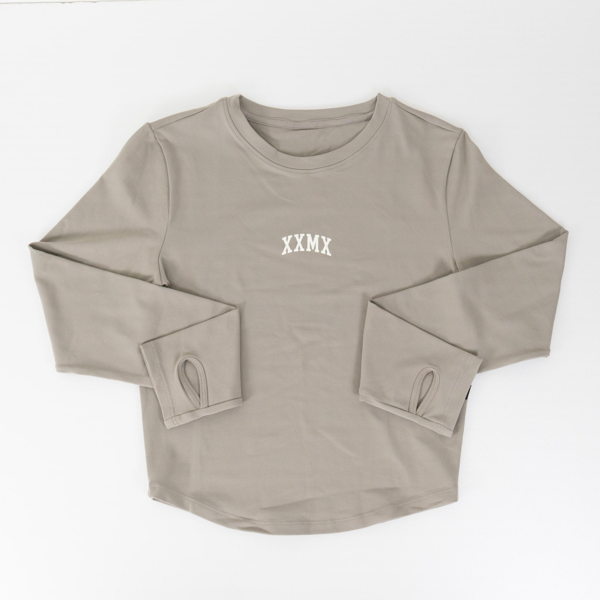 XEXYMIX コットンライク指穴付き Long-Sleeve Tee