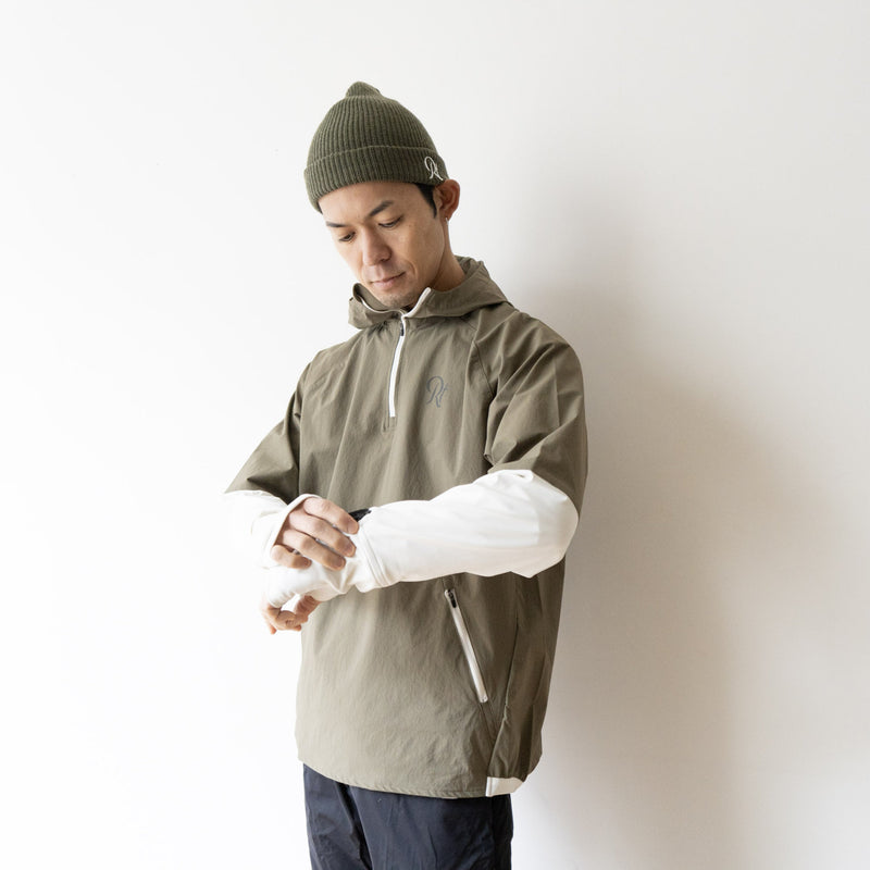 THE RUNNING JACKET by Runtrip Pull Over Limited Model (Khaki)