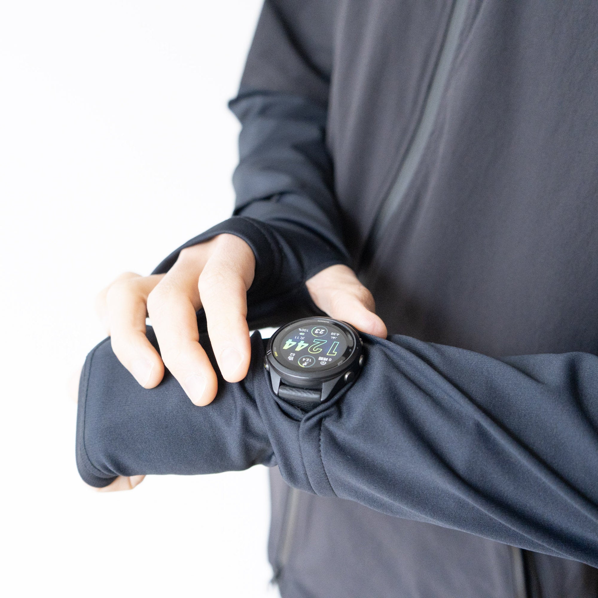 THE RUNNING JACKET by Runtrip Full Zip (Black)