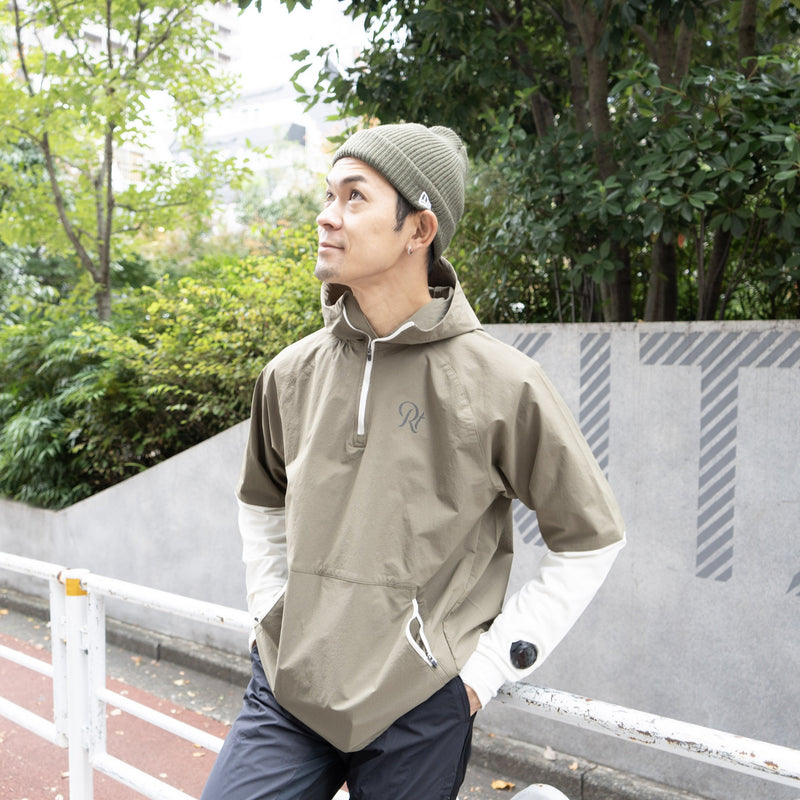 THE RUNNING JACKET by Runtrip Pull Over Limited Model (Khaki)