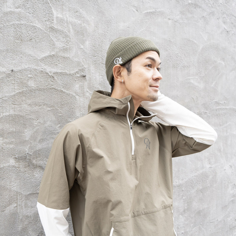 THE RUNNING JACKET by Runtrip Pull Over Limited Model (Khaki)