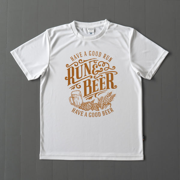 Run &amp; Beer DRY Tee (Navy)