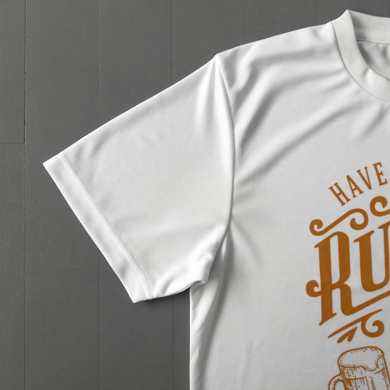 Run &amp; Beer DRY Tee (Navy)