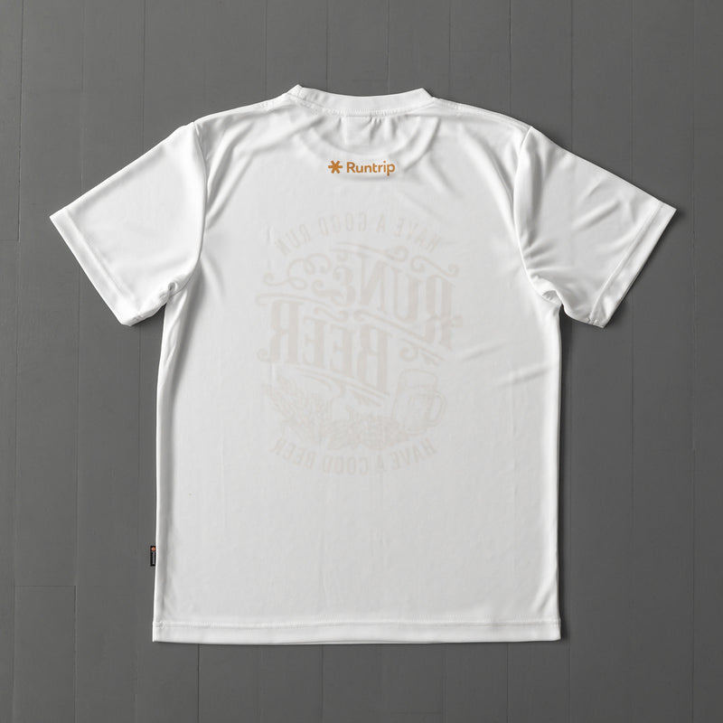 Run &amp; Beer DRY Tee (Navy)