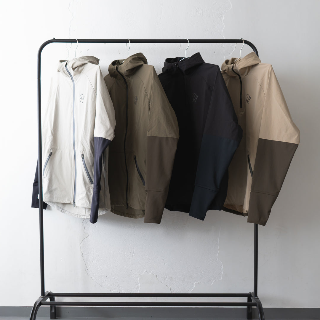 【展示サンプル】THE RUNNING JACKET by Runtrip Full Zip (Gray)