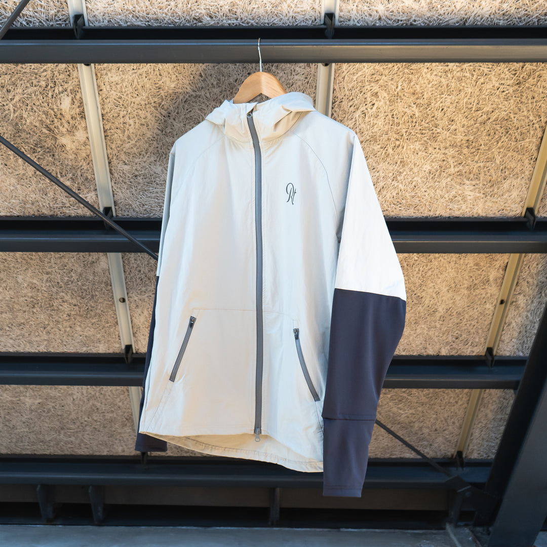 【展示サンプル】THE RUNNING JACKET by Runtrip Full Zip (Gray)