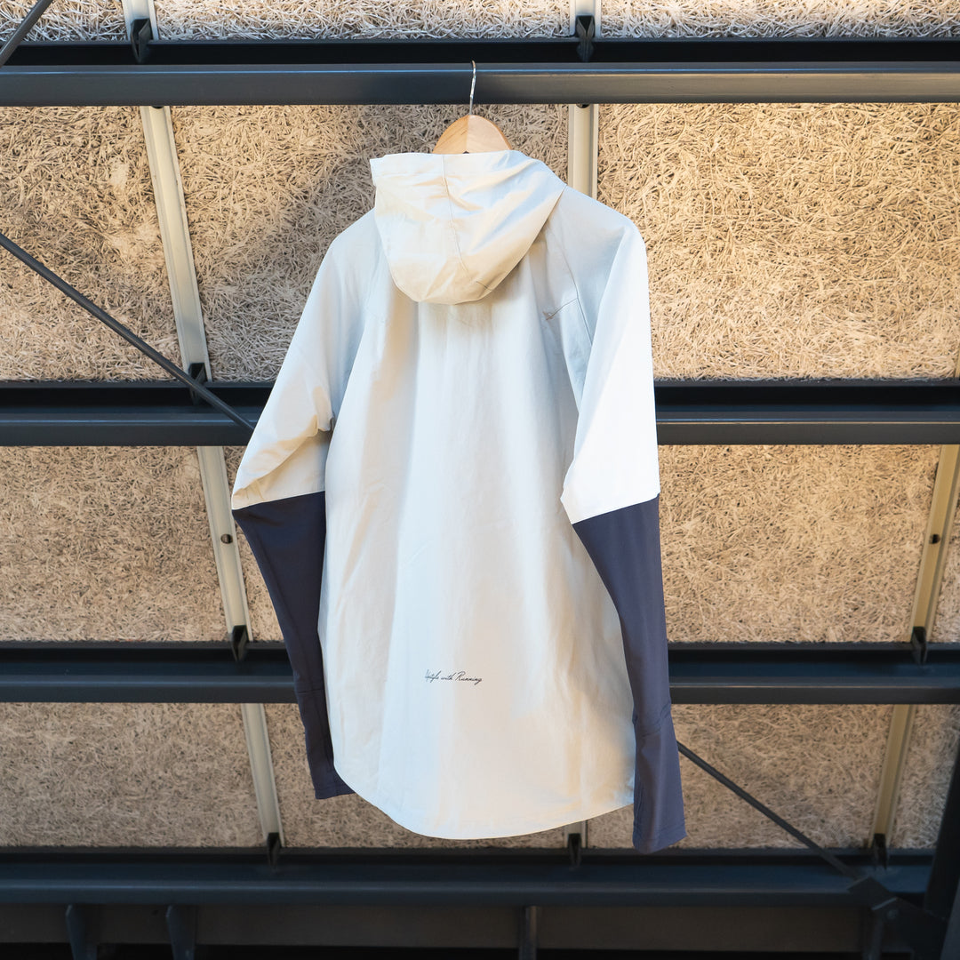 【展示サンプル】THE RUNNING JACKET by Runtrip Full Zip (Gray)