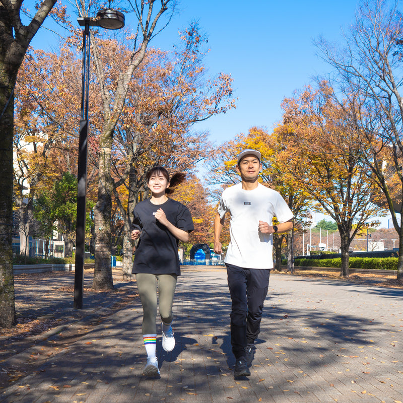 EAT DRINK SLEEP RUN / “STREET” RUN. FIELDSENSOR 秒乾 Tee (White)