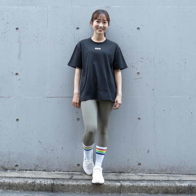 EAT DRINK SLEEP RUN / “STREET” RUN. FIELDSENSOR 秒乾 Tee (Black)