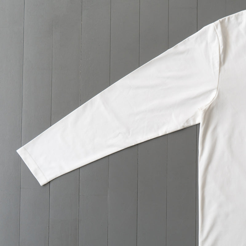 ランラジ HAVE A NICE RUN TODAY Long-sleeve Tee (White)