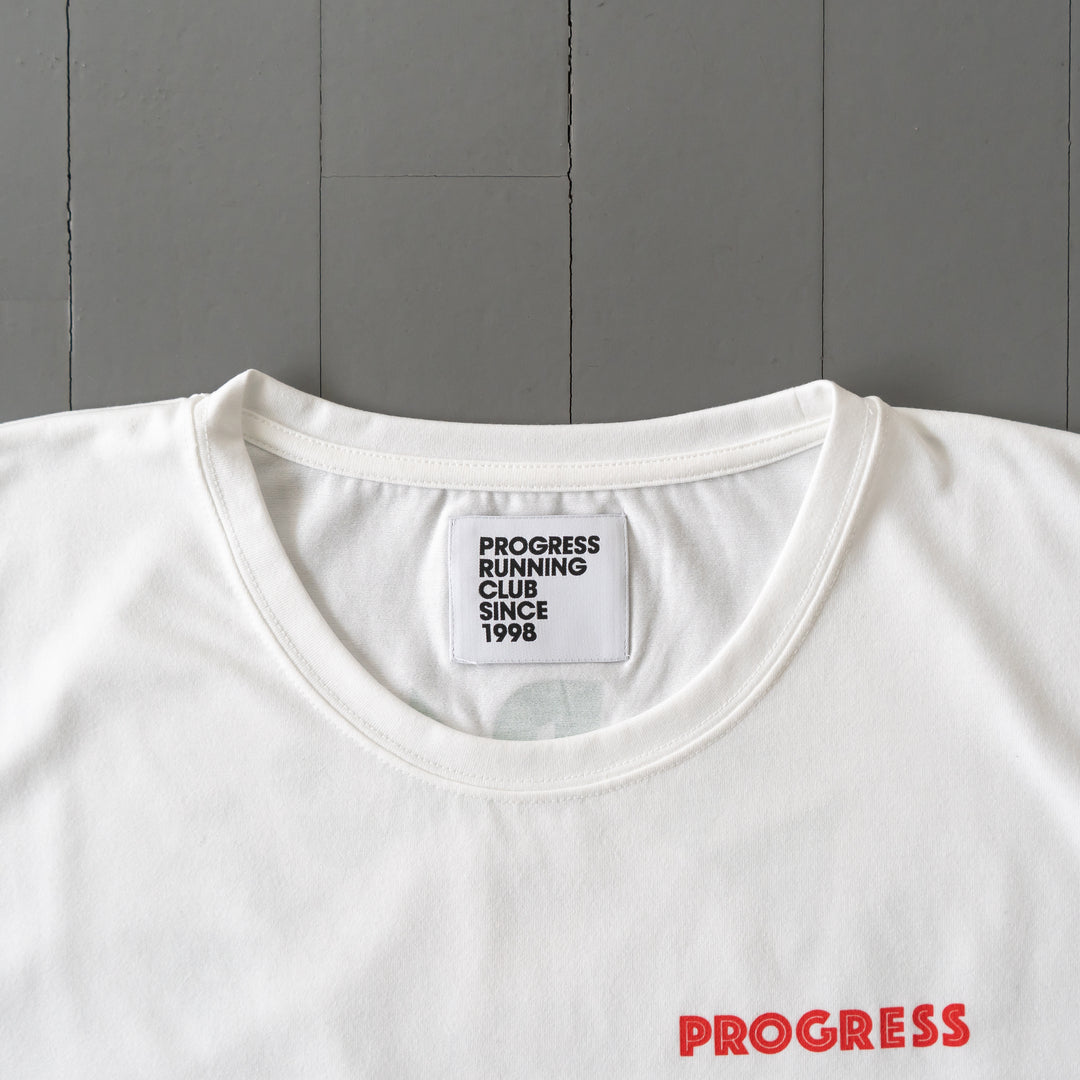 【展示サンプル】PROGRESS RUNNING CLUB Eat Pasta Run Fasta Custom-made Sleeve-less Tee