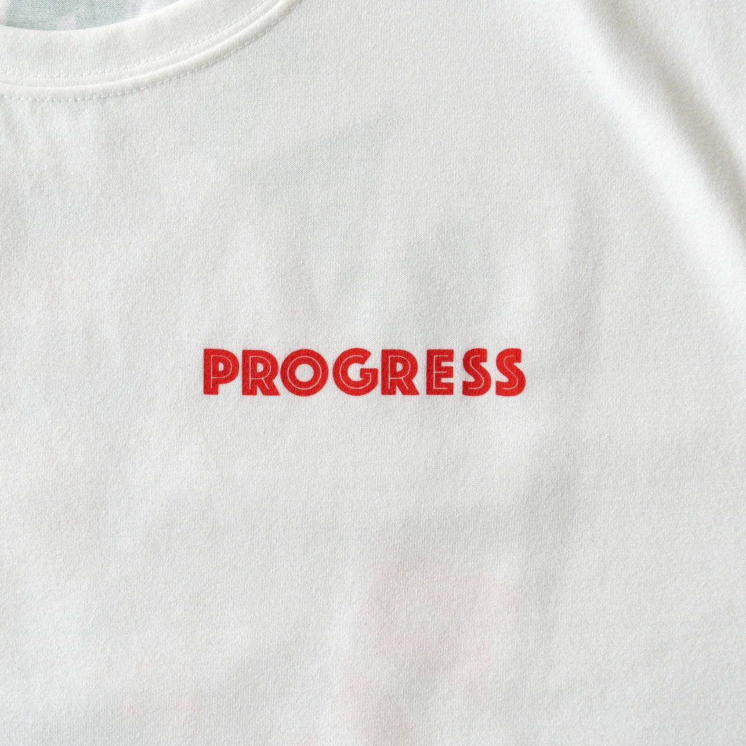 【展示サンプル】PROGRESS RUNNING CLUB Eat Pasta Run Fasta Custom-made Sleeve-less Tee