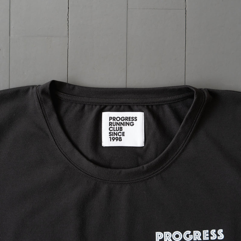 PROGRESS RUNNING CLUB Eat Pasta Run Fasta Custom-made Sleeve-less Tee