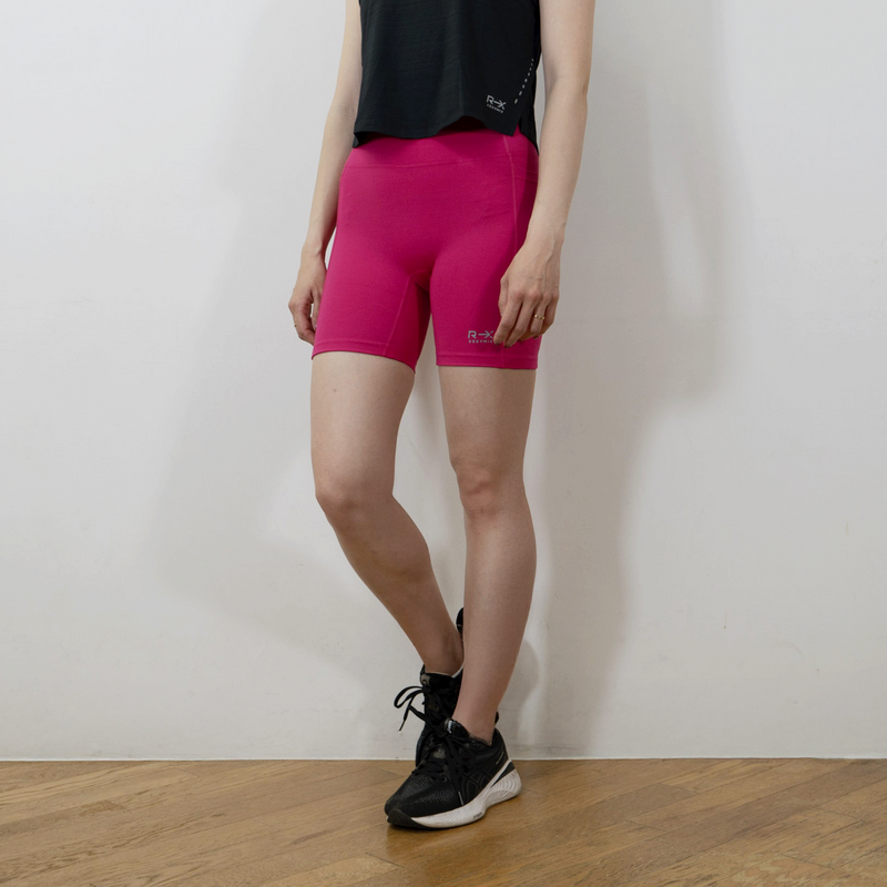 XEXYMIX RX XELLA INTENTION ポケット付き バイカーショーツ 3.5分丈