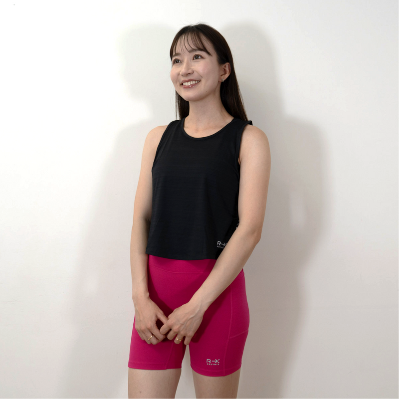 XEXYMIX RX サイドスリット ノースリーブ Tee