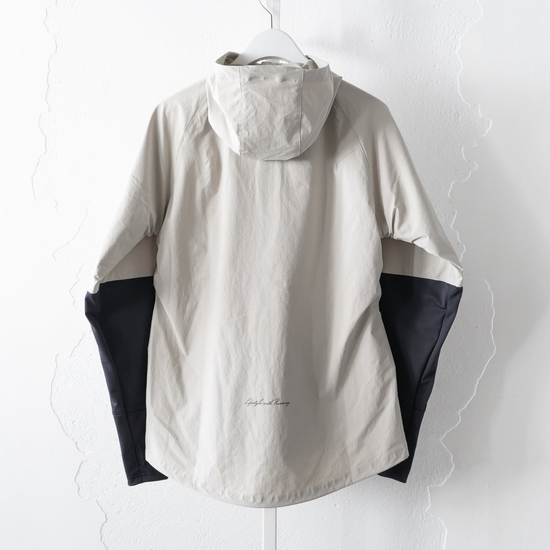 【展示サンプル】THE RUNNING JACKET by Runtrip Full Zip (Gray)