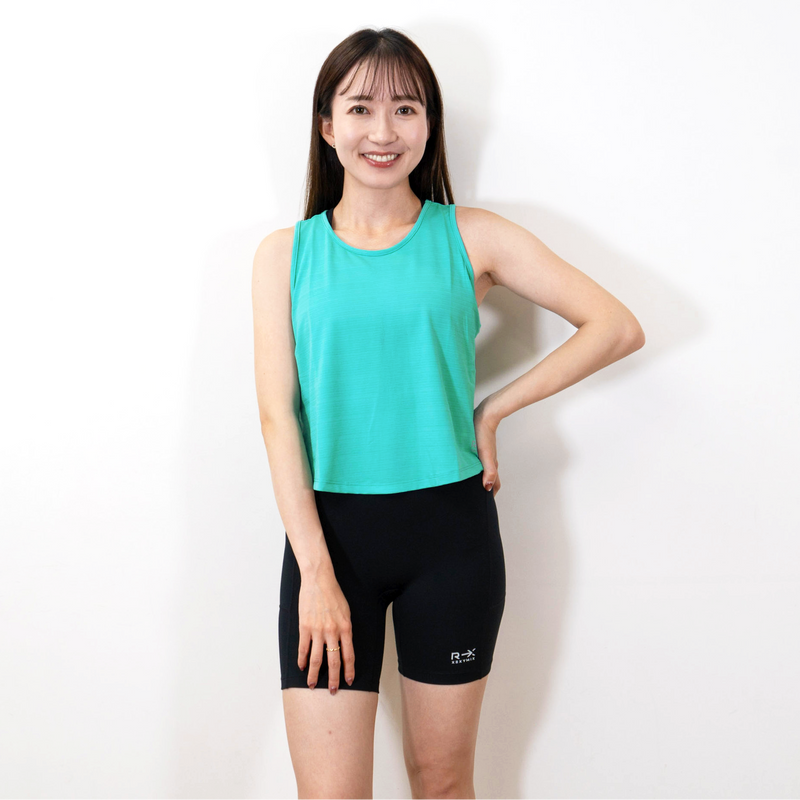 XEXYMIX RX XELLA INTENTION ポケット付き バイカーショーツ 3.5分丈