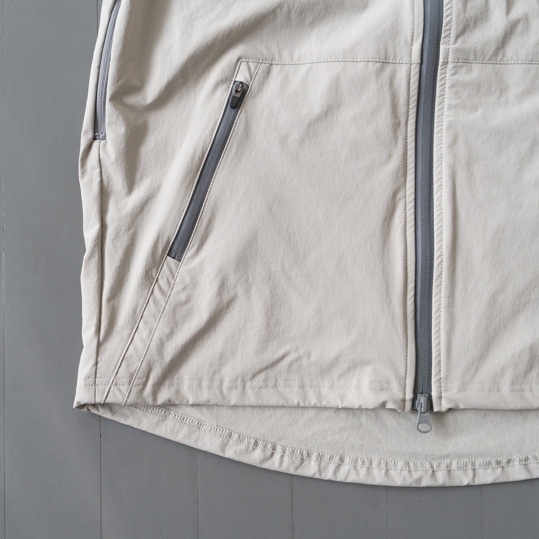 【展示サンプル】THE RUNNING JACKET by Runtrip Full Zip (Gray)