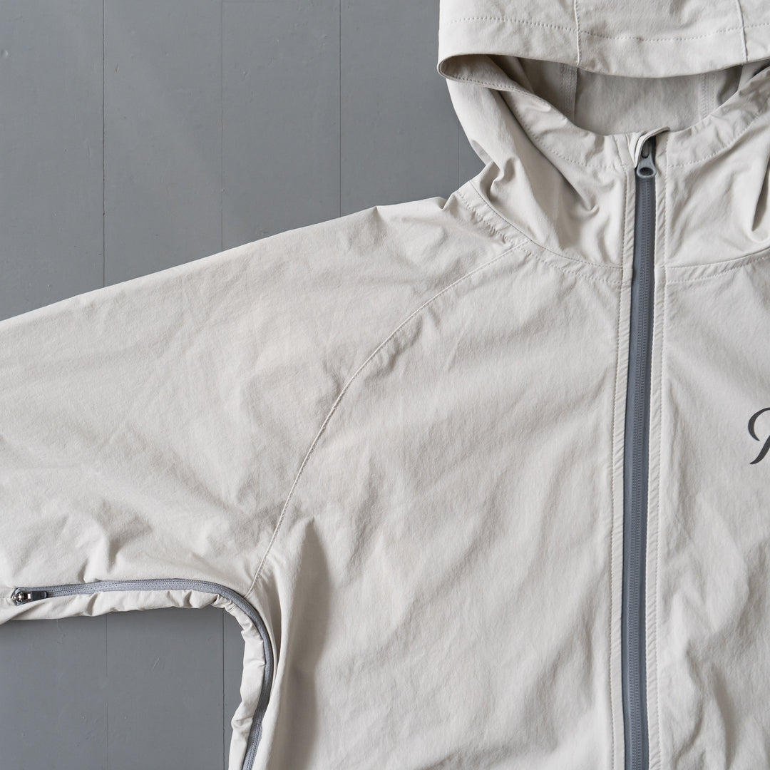 【展示サンプル】THE RUNNING JACKET by Runtrip Full Zip (Gray)