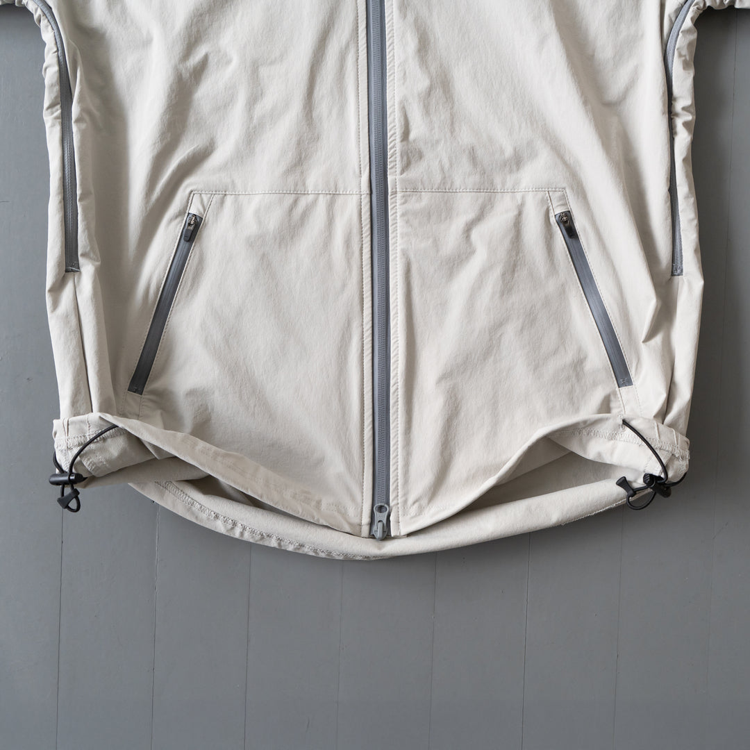 【展示サンプル】THE RUNNING JACKET by Runtrip Full Zip (Gray)