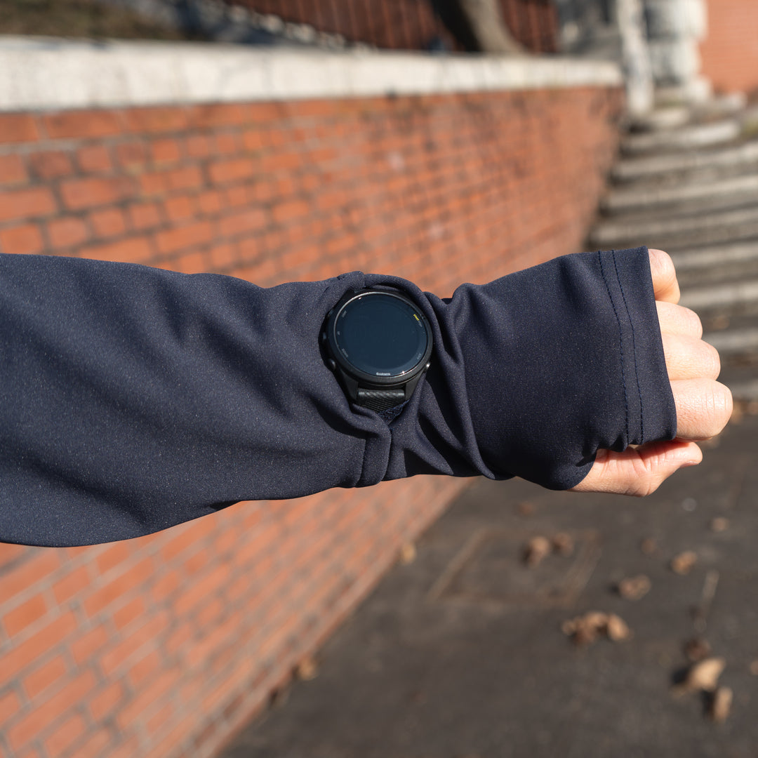 【展示サンプル】THE RUNNING JACKET by Runtrip Full Zip (Gray)