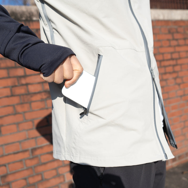 THE RUNNING JACKET by Runtrip Full Zip (Gray)