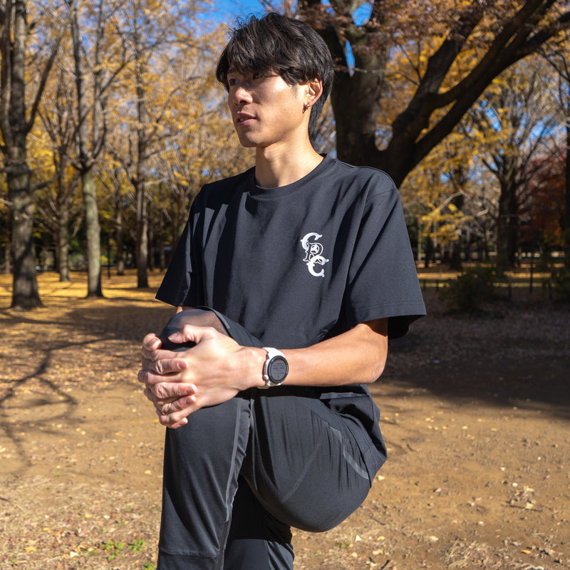 ChaosRunningClub FIELDSENSOR 秒乾 Tee (Black)